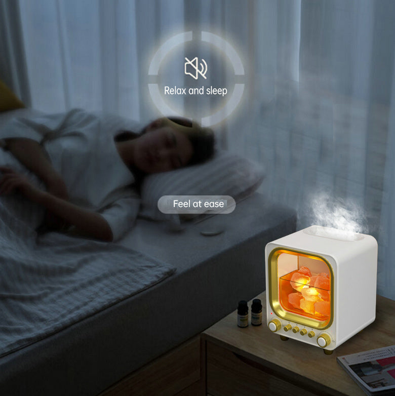 TV-Shaped 3-in-1 Humidifier Diffuser, Bluetooth Speaker & Mood Light, A good gift
