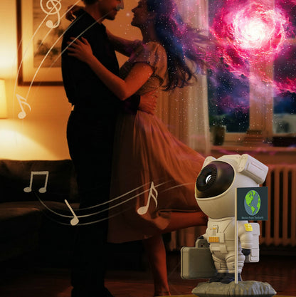 Children's Creative Gift: Astronaut Galaxy Projector Lamp